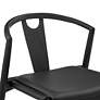 3_Blanche Black Wood Side Chair with Black Seat more views