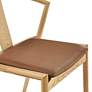 4_Blanche Natural Wood Side Chair with Tan Seat more views