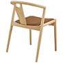 6_Blanche Natural Wood Side Chair with Tan Seat more views