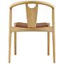 7_Blanche Natural Wood Side Chair with Tan Seat more views