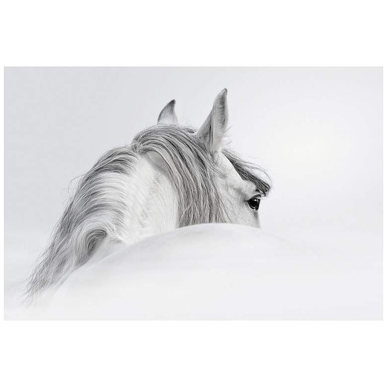 Image 2 Blanco 48" Wide Reverse Painted Glass Wall Art