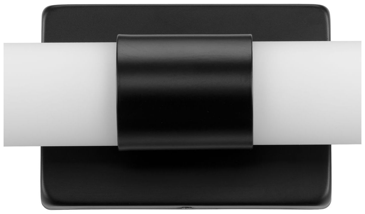 Image 3 Blanco LED Collection 22" Etched White Glass Modern Bath Vanity Light more views