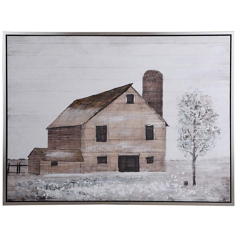 Image 1 Blandon Life on the Farm 48" Wide Framed Canvas Wall Art