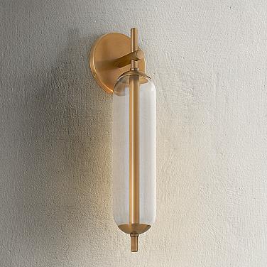 Blaze 16 1/2" High Patina Brass ADA LED Wall Sconce