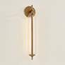 1_Blaze 21 1/4" High Patina Brass LED Outdoor Wall Light