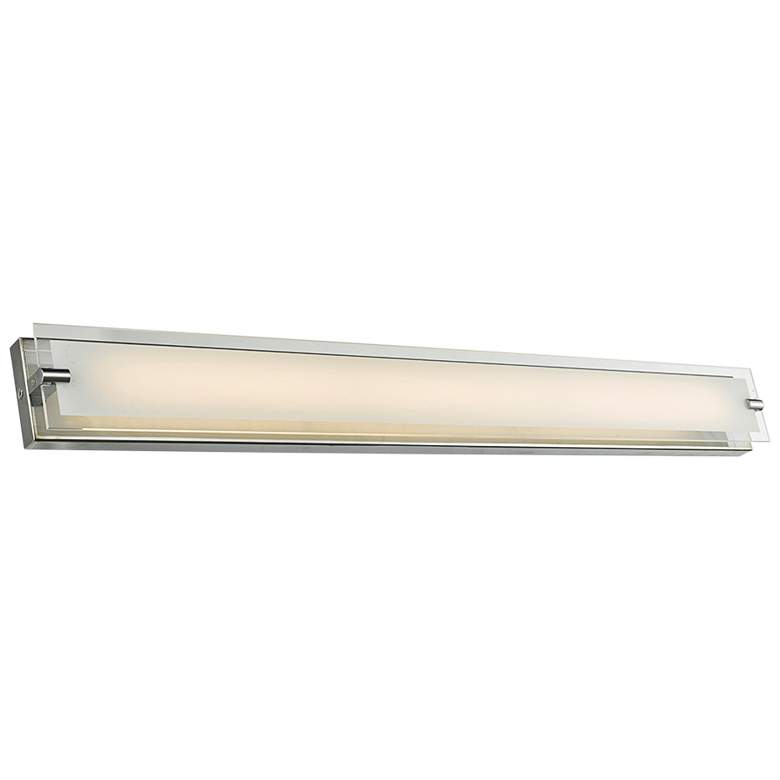 Image 2 Blaze 28 1/4 inch Wide Chrome Modern LED Bath Light