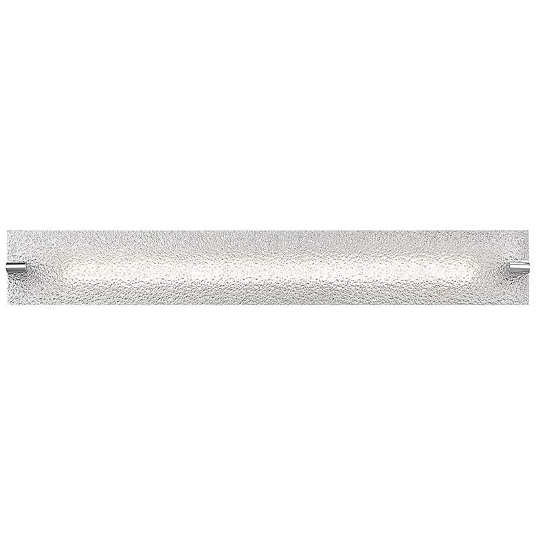 Image 1 Blaze 28 1/4" Wide Chrome Water Glass LED Bath Light