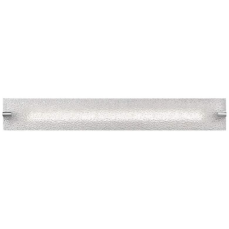 Image 1 Blaze 28 1/4 inch Wide Chrome Water Glass LED Bath Light