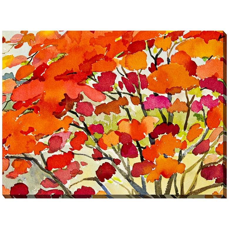 Image 1 Blaze 40" Wide All-Weather Indoor-Outdoor Canvas Wall Art