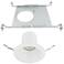 Blaze 6" White Round LED Recessed Light with Frame-in Kit