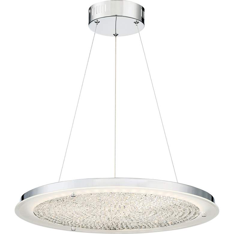 Image 5 Blaze LED pendant in chrome more views