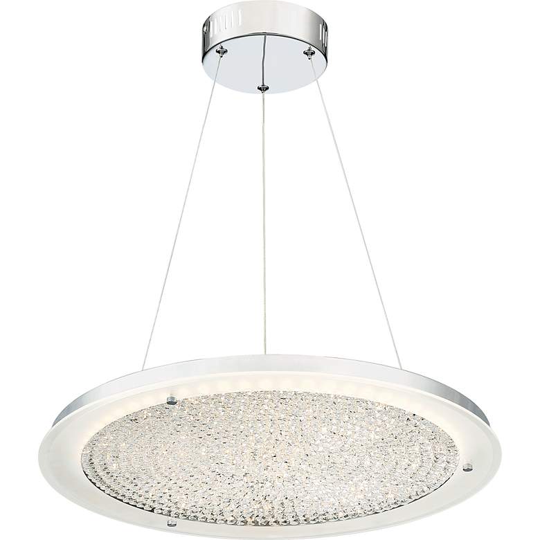Image 6 Blaze LED pendant in chrome more views