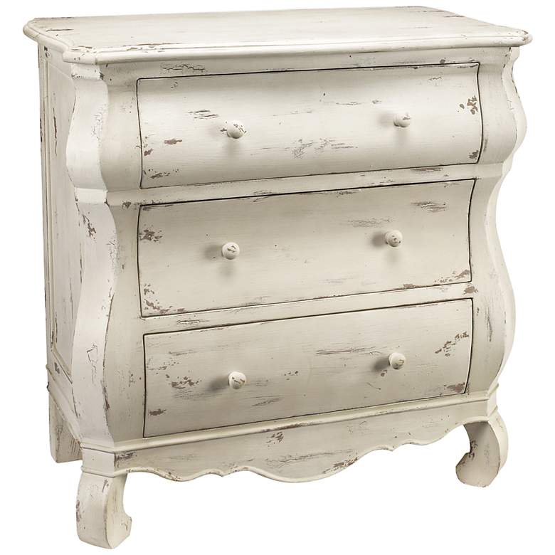 Image 1 Bleached Boudoir 3-Drawer Chest