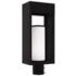 Bleecker 1 Light Black Outdoor Post Top Lantern