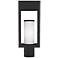 Bleecker 16 1/2" High Black Outdoor Lantern Post Light