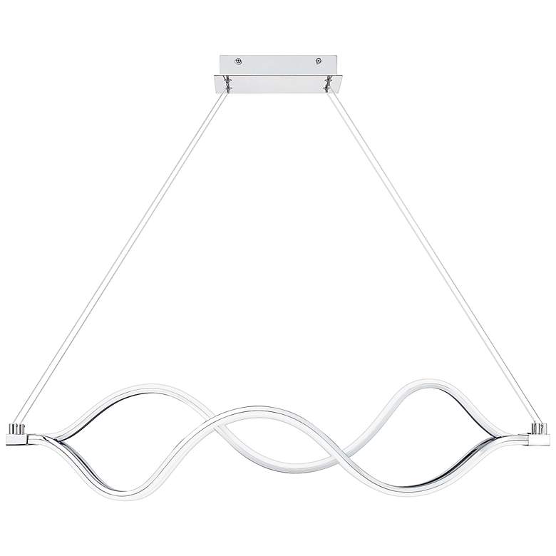 Image 2 Bleecker LED Chrome Island Lt