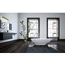 Bleeker Street 42 1/2"W Matte Black Brushed Nickel 5-Light Bath Light in scene