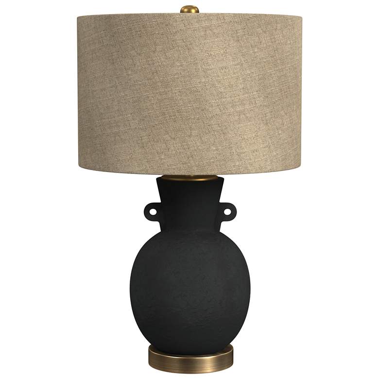 Image 1 Bleene 26" Modern Styled Black Table Lamp