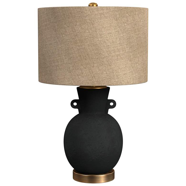Image 1 Bleene 26" Modern Styled Black Table Lamp