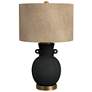 1_Bleene Black Matte Ceramic Table Lamp