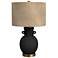 Bleene Black Matte Ceramic Table Lamp