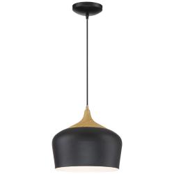 Blend 12" Black Pendant