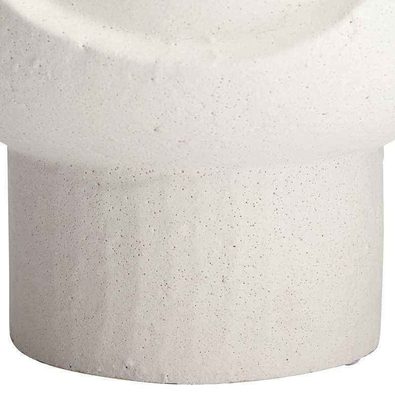 Image 4 Bletheny White Ceramic Pedestal Decorative Bowl more views