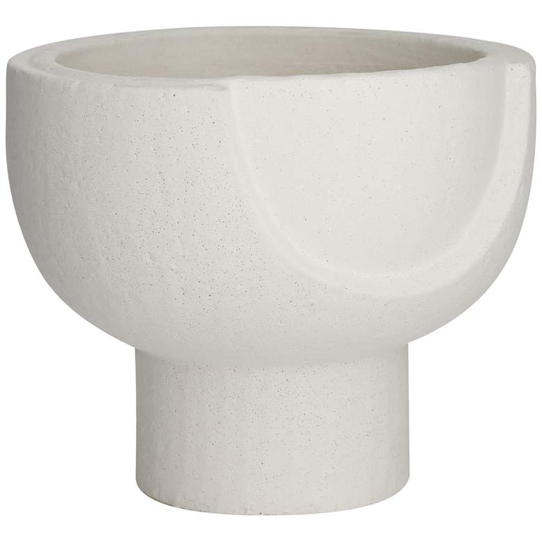 Image 5 Bletheny White Ceramic Pedestal Decorative Bowl more views