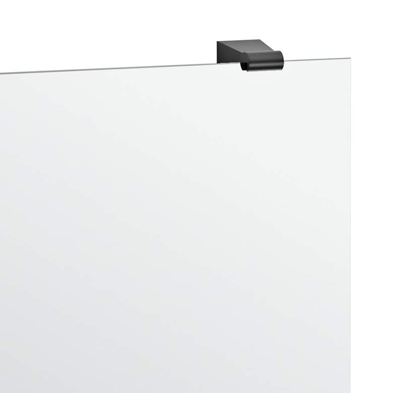 Image 2 Bleu Fix Mount Matte Black 22" x 31" Frameless Mirror more views