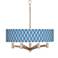 Bleu Matrix Ava 6-Light Nickel Pendant Chandelier