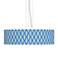 Bleu Matrix Giclee 24" Wide 4-Light Pendant Chandelier