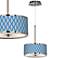 Bleu Matrix Giclee Glow 10 1/4" Wide Mini Pendant