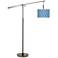 Bleu Matrix Giclee Glow Bronze Balance Arm Floor Lamp