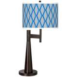 Bleu Matrix Giclee Novo Table Lamp
