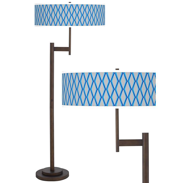 Image 1 Bleu Matrix Parker Light Blaster™ Bronze Floor Lamp
