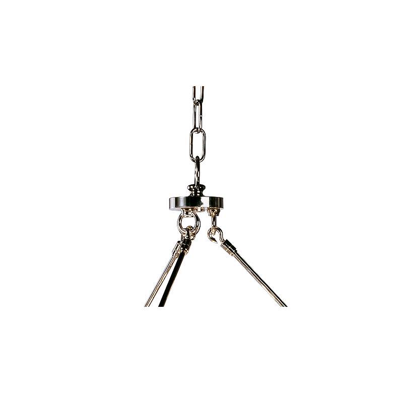 Image 4 Bling 20 1/2" Wide Antique Polished Nickel Chandelier more views