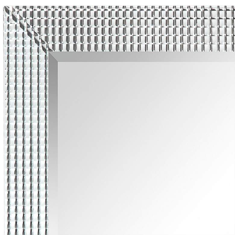Image 3 Bling Beveled Glass 24" x 36" Rectangular Wall Mirror more views