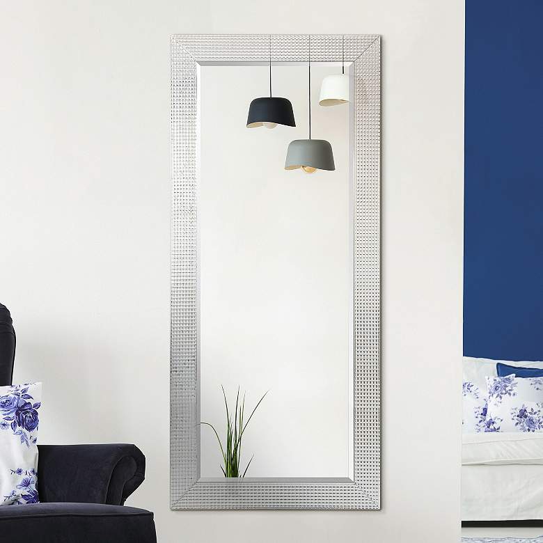 Image 1 Bling Beveled Glass 24" x 54" Rectangular Wall Mirror