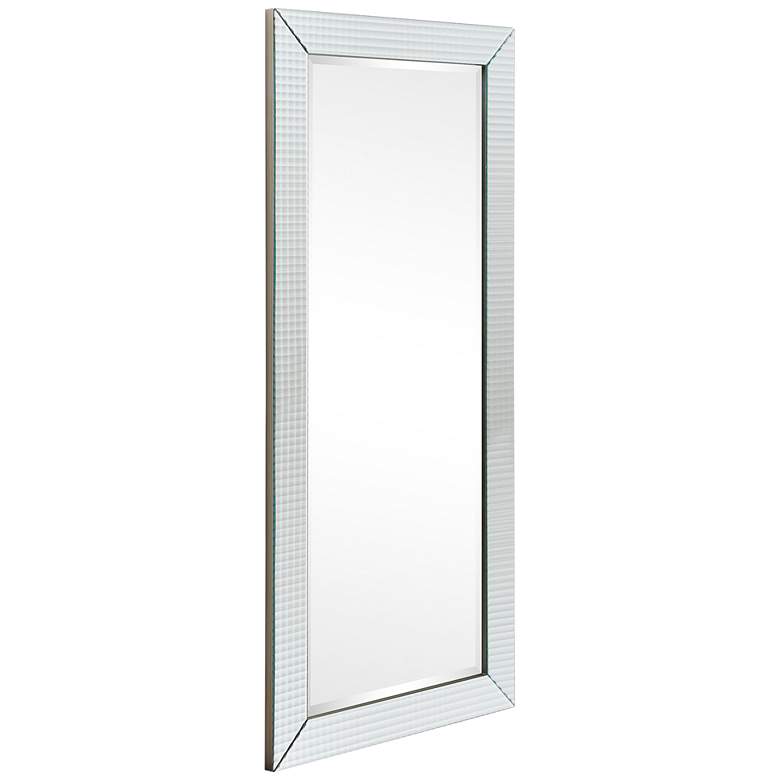 Image 7 Bling Beveled Glass 24" x 54" Rectangular Wall Mirror more views
