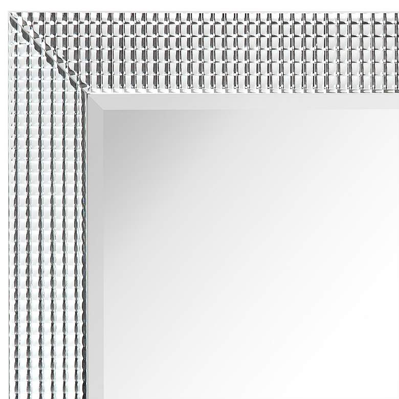 Image 4 Bling Clear 30 inch x 40 inch Rectangular Wall Mirror more views
