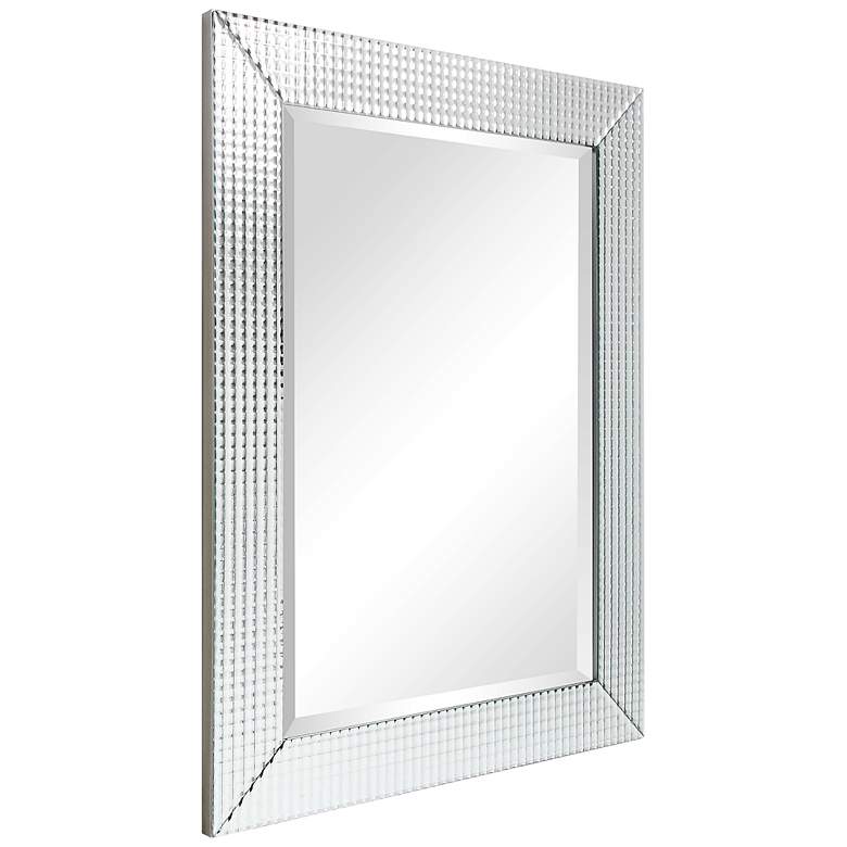 Image 7 Bling Clear 30" x 40" Rectangular Wall Mirror more views