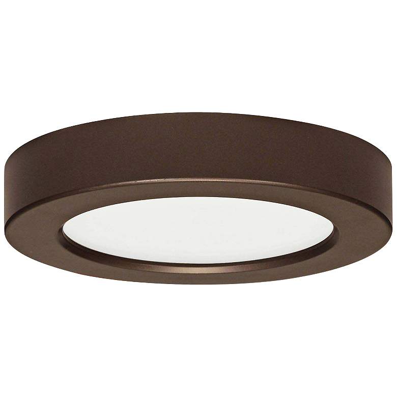 Image 1 Blink Bronze 5 1/2 inch Wide Round LED Ceiling Light