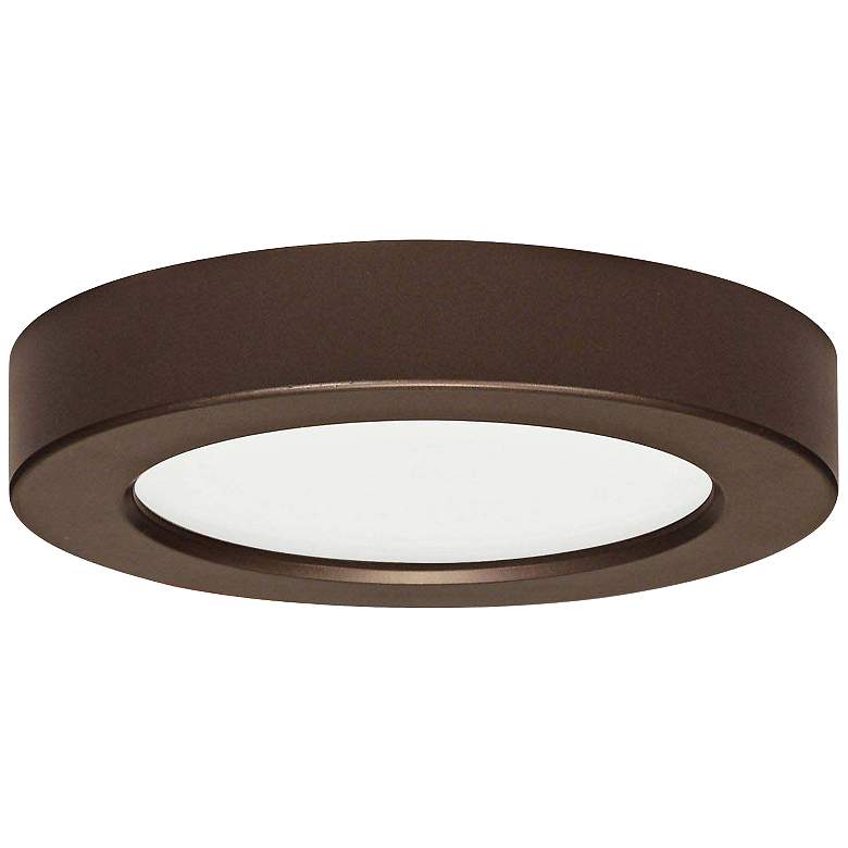 Image 1 Blink Bronze 7" Wide Round LED Ceiling Light