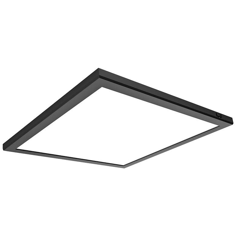 Image 1 Blink Pro Plus 23 3/4" Wide Black LED Square Ceiling Light
