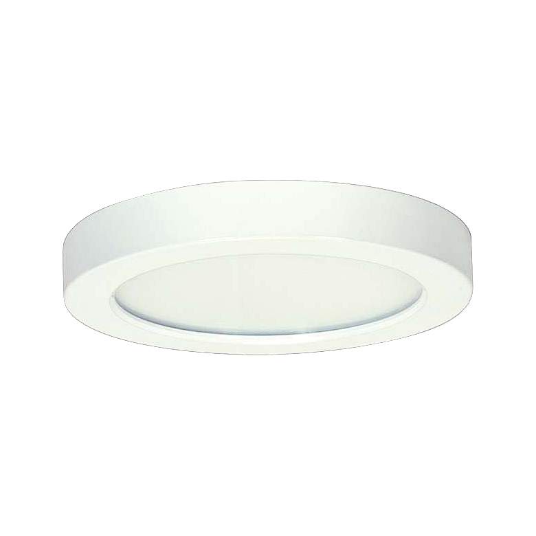 Image 1 Blink White 5 1/2 inch Wide Round LED Ceiling Light
