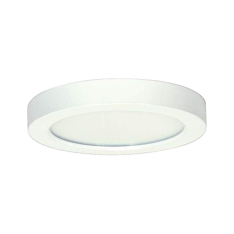 Image 1 Blink White 5 1/2" Wide Round LED Ceiling Light