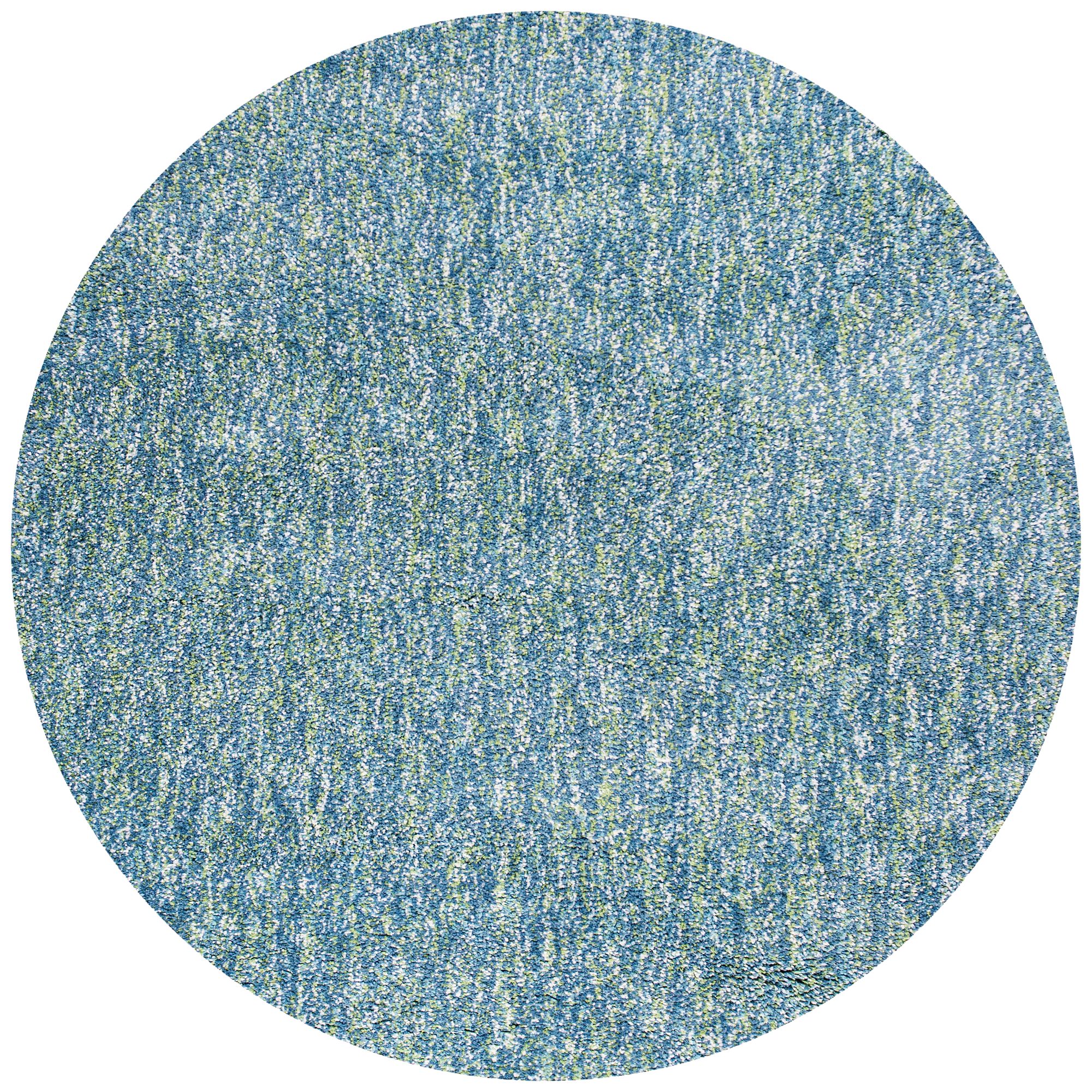 Thumbnail1 of Bliss 1588 6'x6' Round Seafoam Heather Shag Area Rug