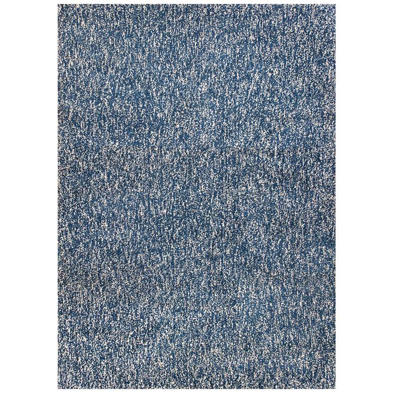 Image 1 Bliss 1589 5'x7' Indigo and Ivory Heather Shag Area Rug
