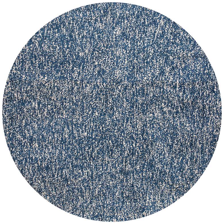 Image 4 Bliss 1589 5'x7' Indigo and Ivory Heather Shag Area Rug more views