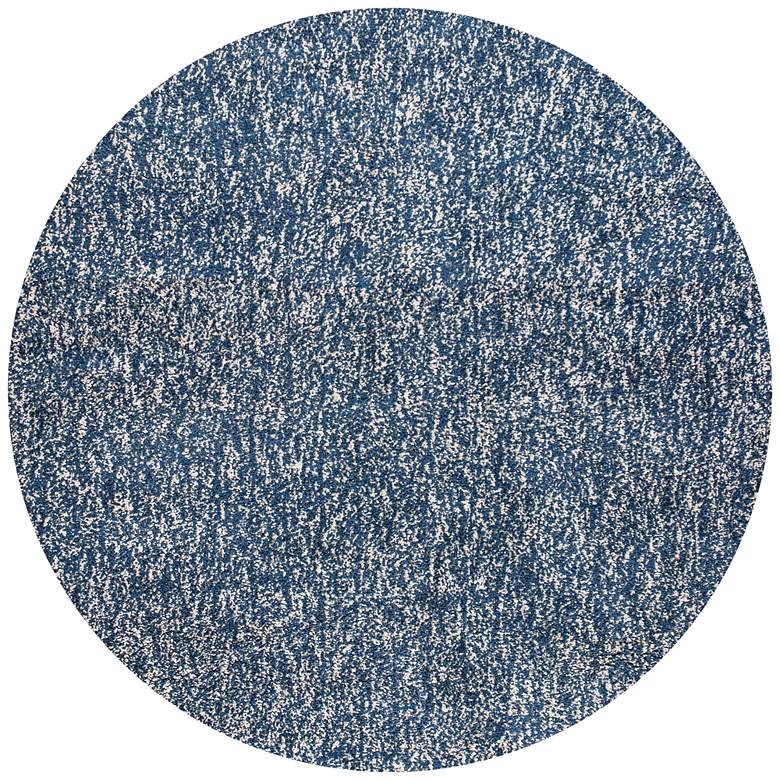 Image 4 Bliss 1589 5&#39;x7&#39; Indigo and Ivory Heather Shag Area Rug more views